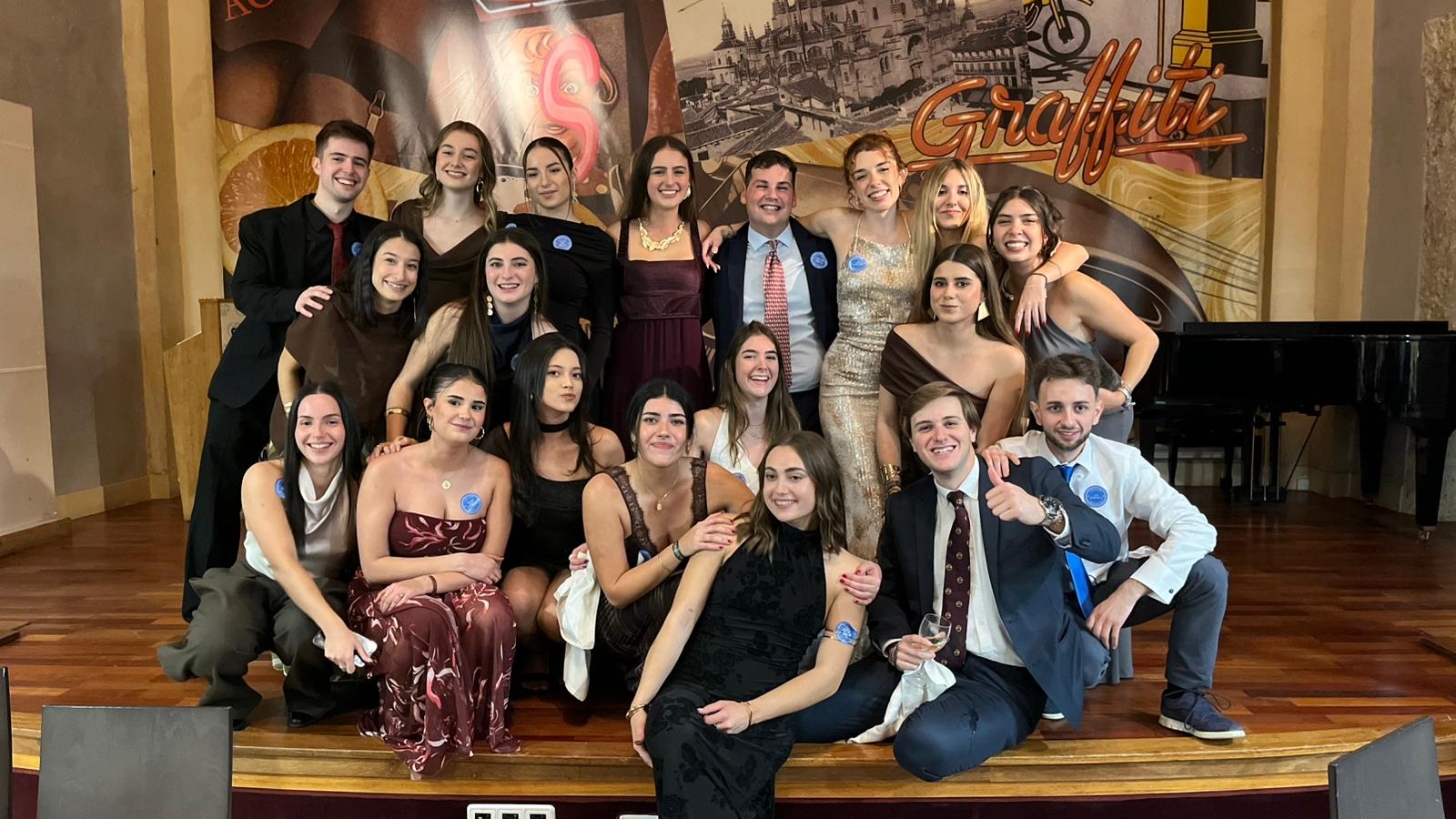 Foto de grupo en la gala